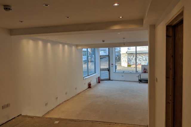 Plasterwork for a Restaurant & Bar in Bedminster, Bristol