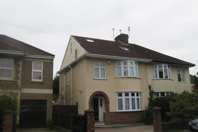 Hip to Gable loft conversion. Downend, Bristol. Hip to Gable loft conversion